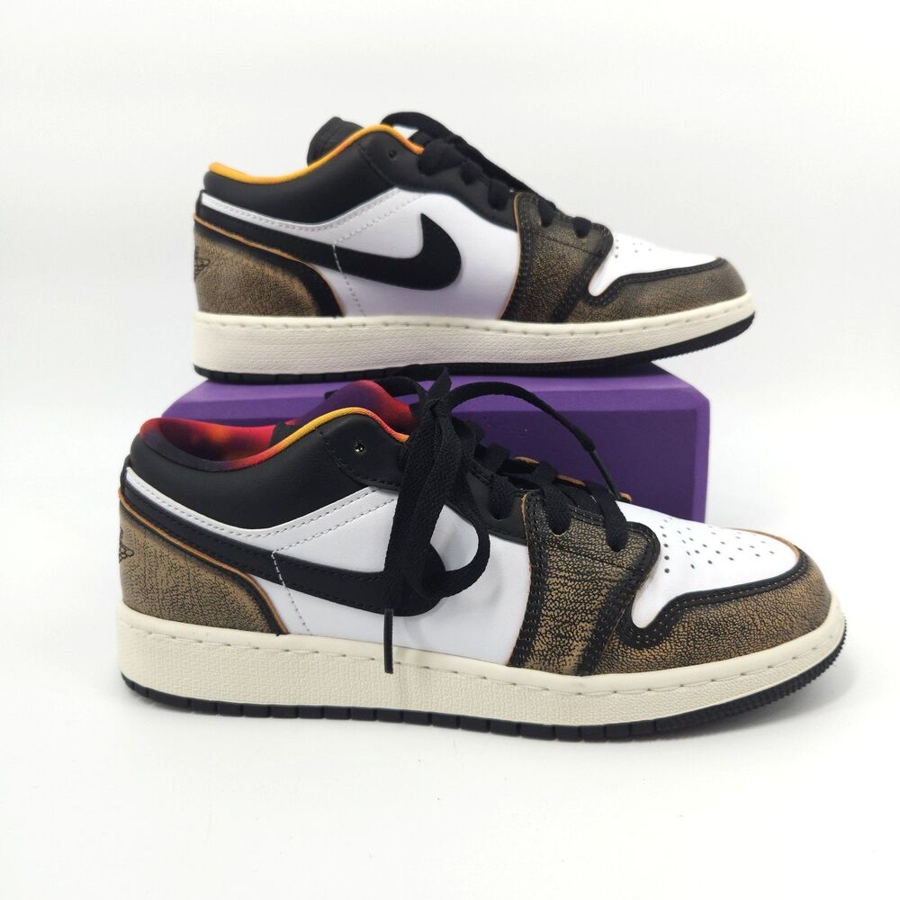 Air Jordan 1 Low SE Shoes Women 7.5 / 6Y Wear Away Tan 2022 DQ8421-001